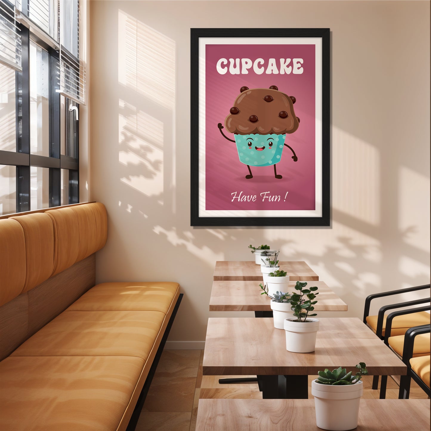 Fun Cupcake Wall Frame