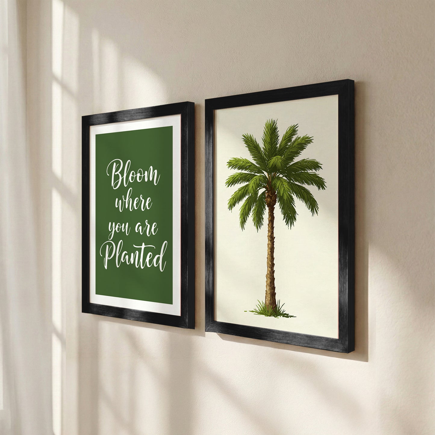 Bloom Where You Are Planted Wall Art Set of 2
