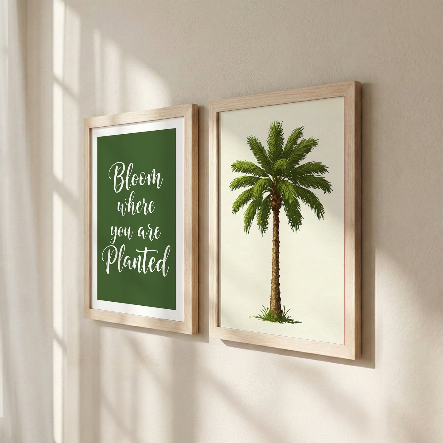 Bloom Where You Are Planted Wall Art Set of 2