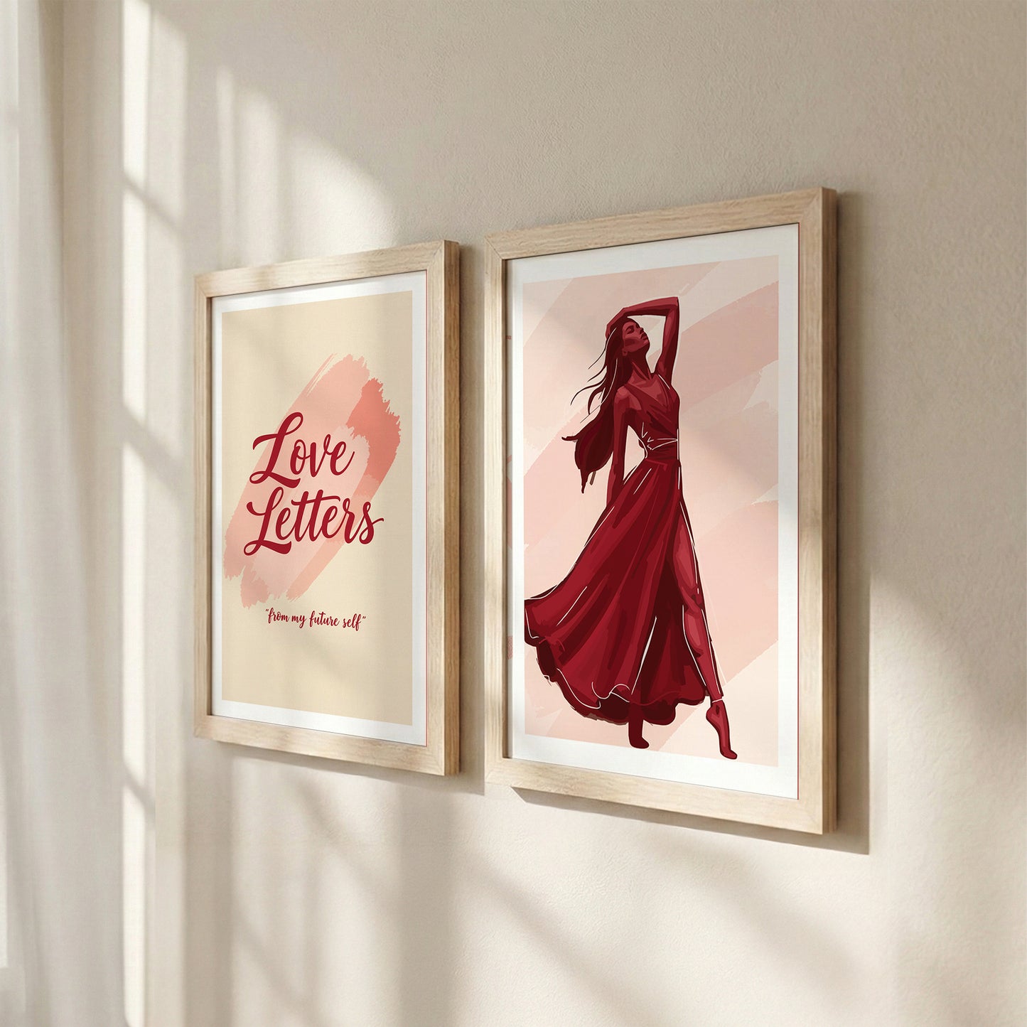 Love Letters Boho Wall Art Set