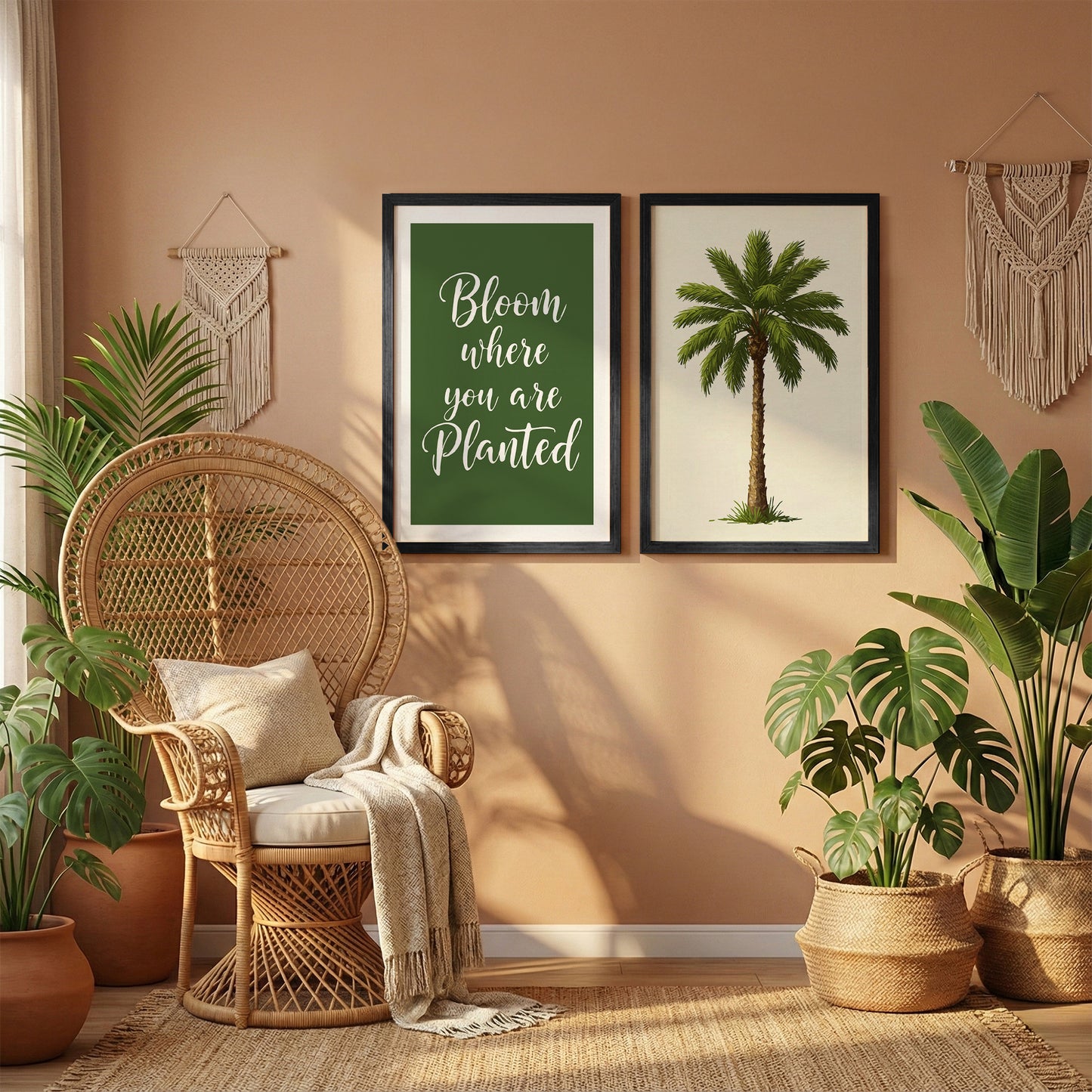 Bloom Where You Are Planted Wall Art Set of 2