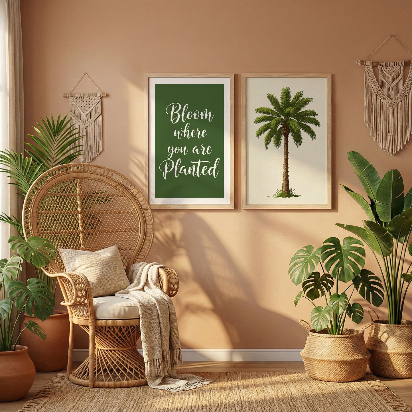Bloom Where You Are Planted Wall Art Set of 2