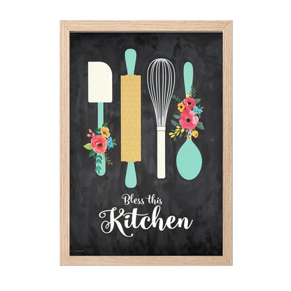 Kitchen Decor Quote Wall Frame Set of 1
