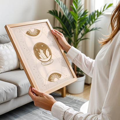 Celestial Crystal Wall Art
