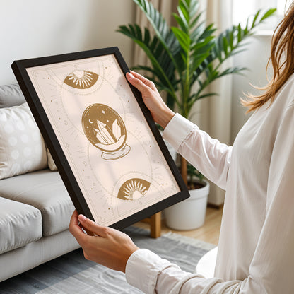 Celestial Crystal Wall Art