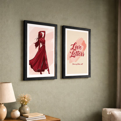 Love Letters Boho Wall Art Set