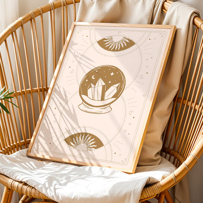 Celestial Crystal Wall Art