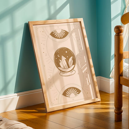 Celestial Crystal Wall Art