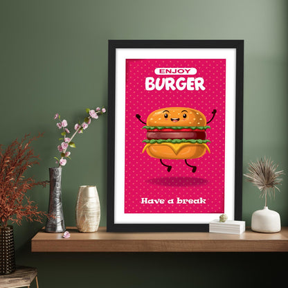 Burger Joy Wall Frame