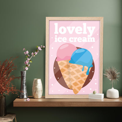 Ice Cream Bliss Wall Frame