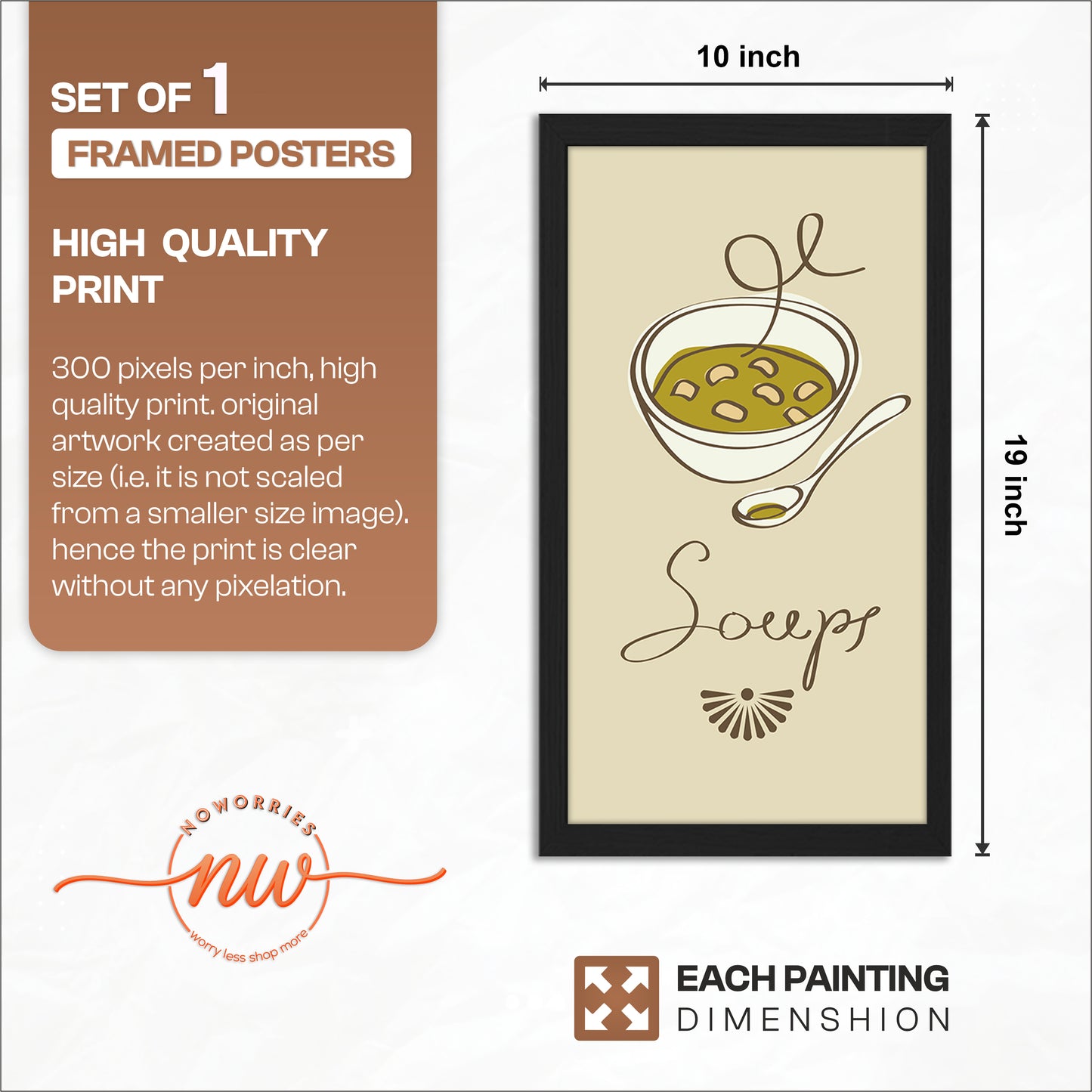 Soup Illustration Wall Art