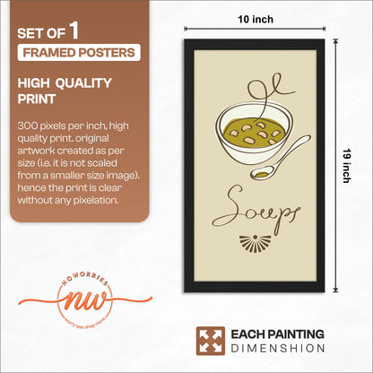 Soup Illustration Wall Art