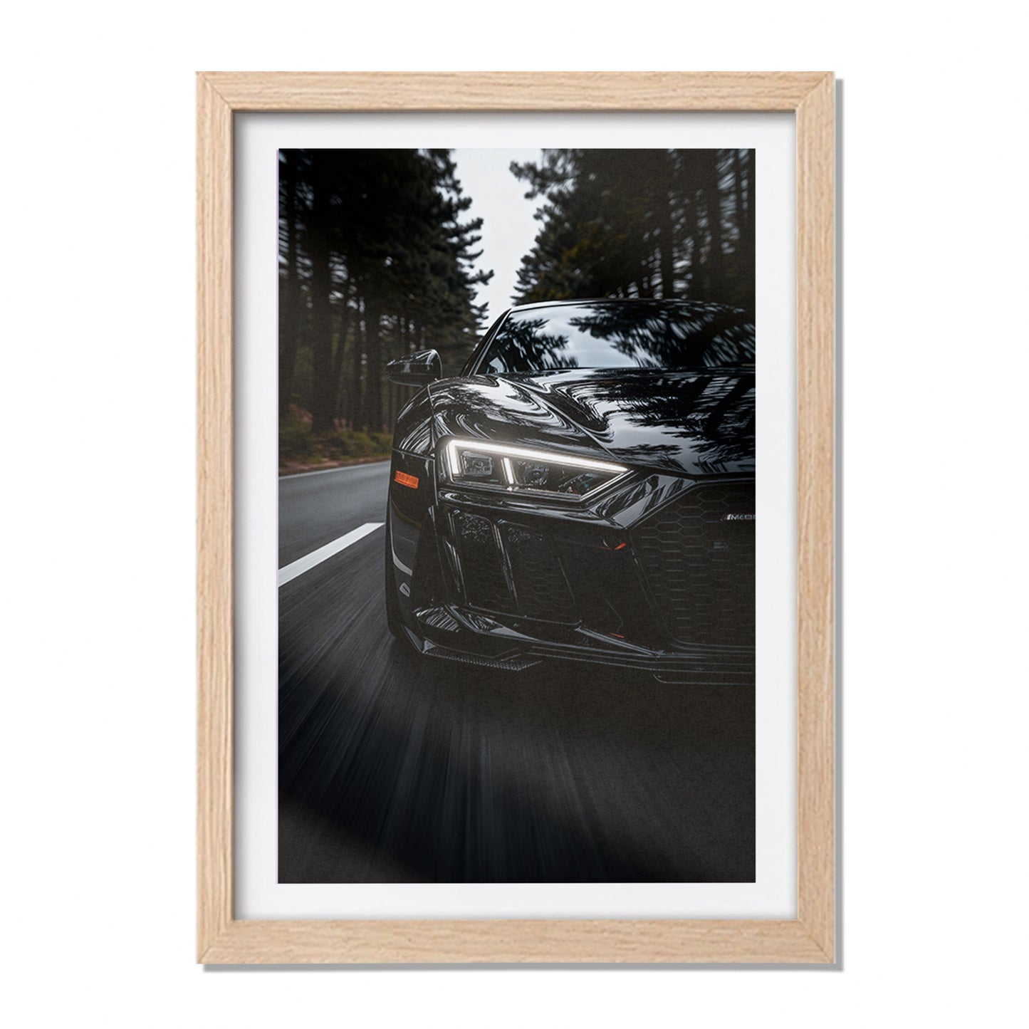 Audi R8 Shadow Edition Wall Art