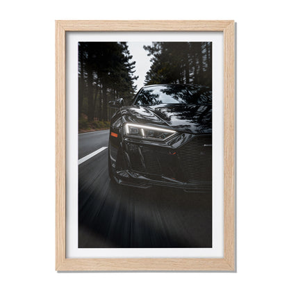 Audi R8 Shadow Edition Wall Art