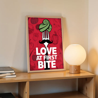 Love at First Bite Wall Frame