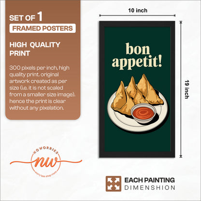 Samosa Snack Wall Art