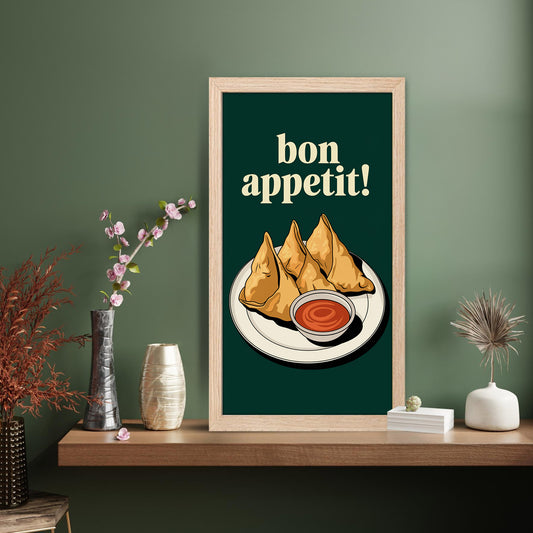 Samosa Snack Wall Art