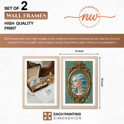 Vintage Elegance Wall Art Set