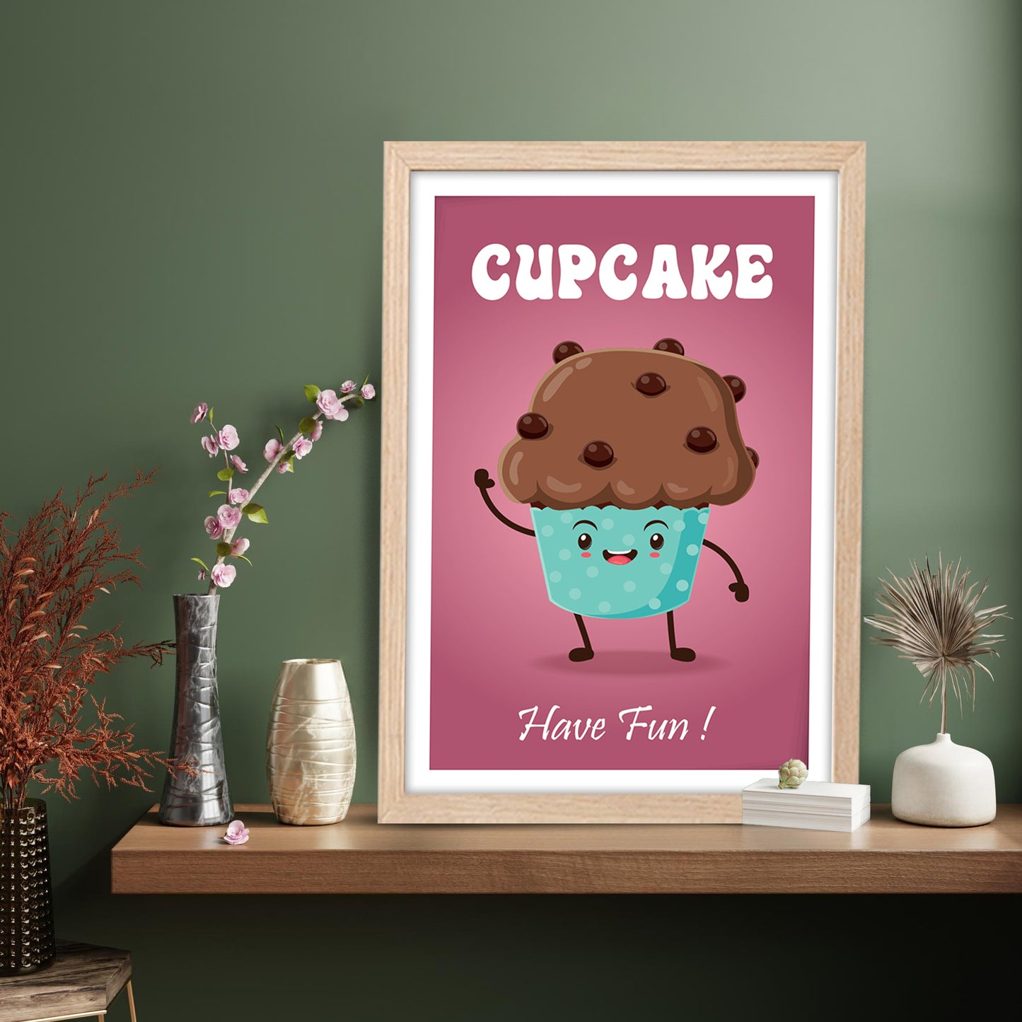 Fun Cupcake Wall Frame