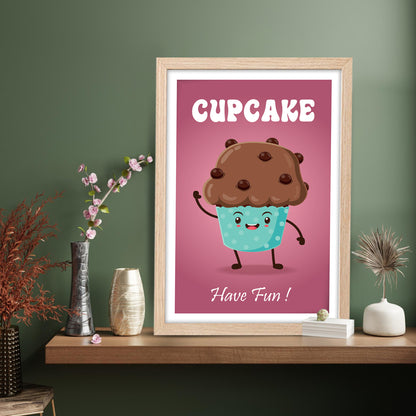 Fun Cupcake Wall Frame