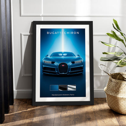 Bugatti Chiron Spotlight Wall Frame