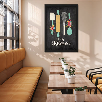 Kitchen Decor Quote Wall Frame Set of 1