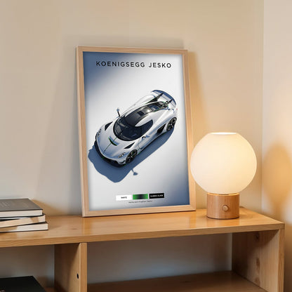 Jesko Hypercar Wall Frame