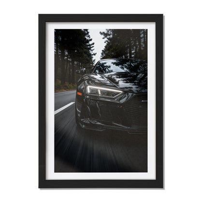 Audi R8 Shadow Edition Wall Art