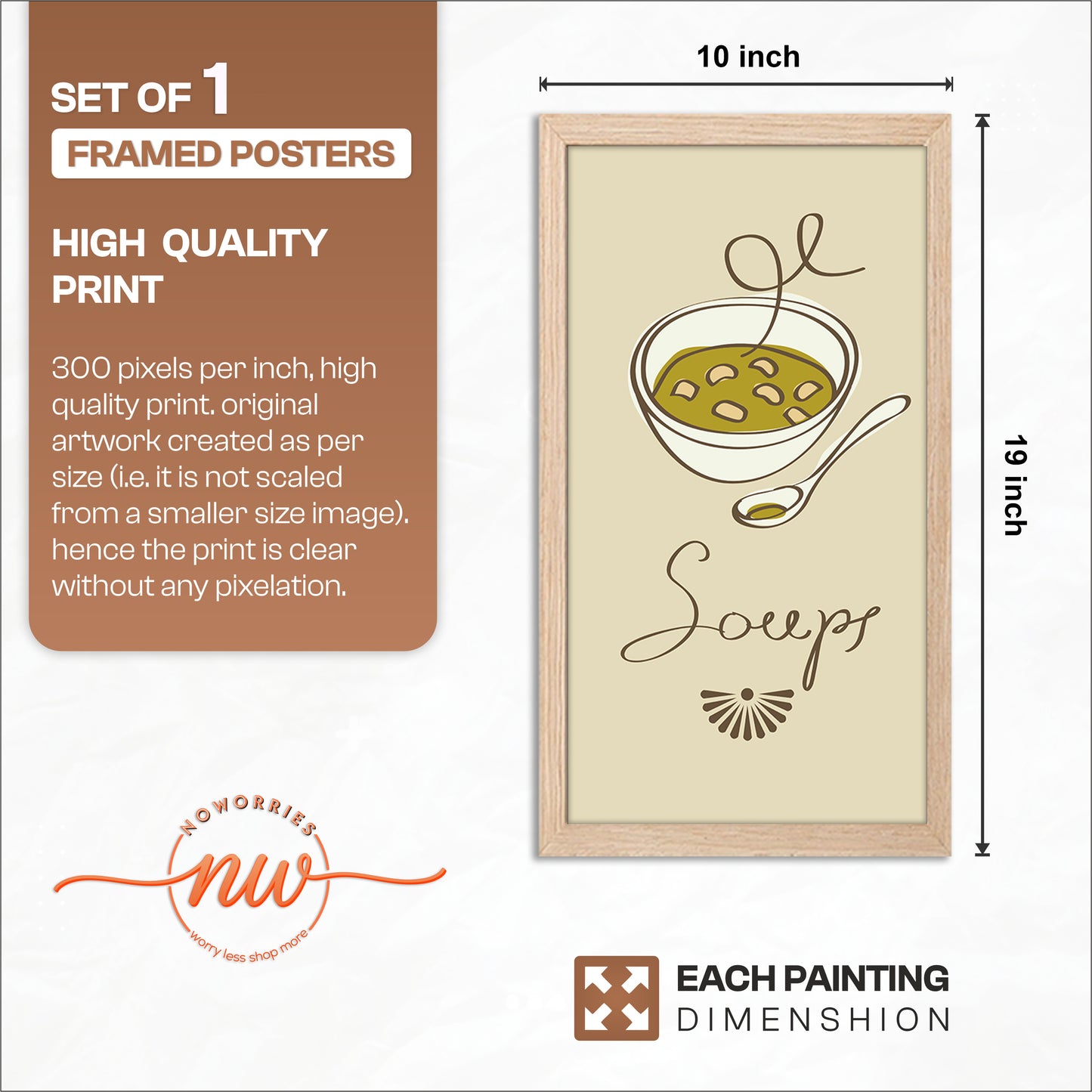 Soup Illustration Wall Art