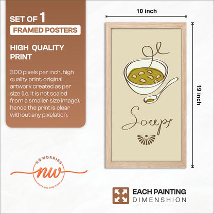 Soup Illustration Wall Art