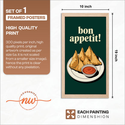 Samosa Snack Wall Art