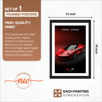 Ferrari LaFerrari Iconic Wall Frame