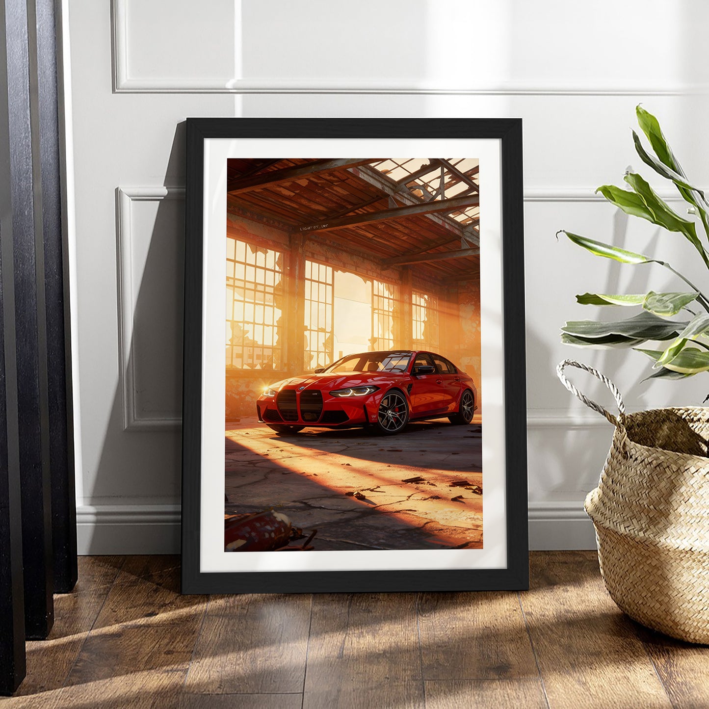 BMW M4 Warehouse Wall Art