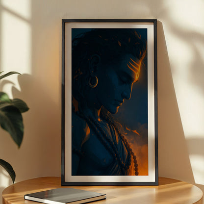 Mahadev Portrait Wall Frame