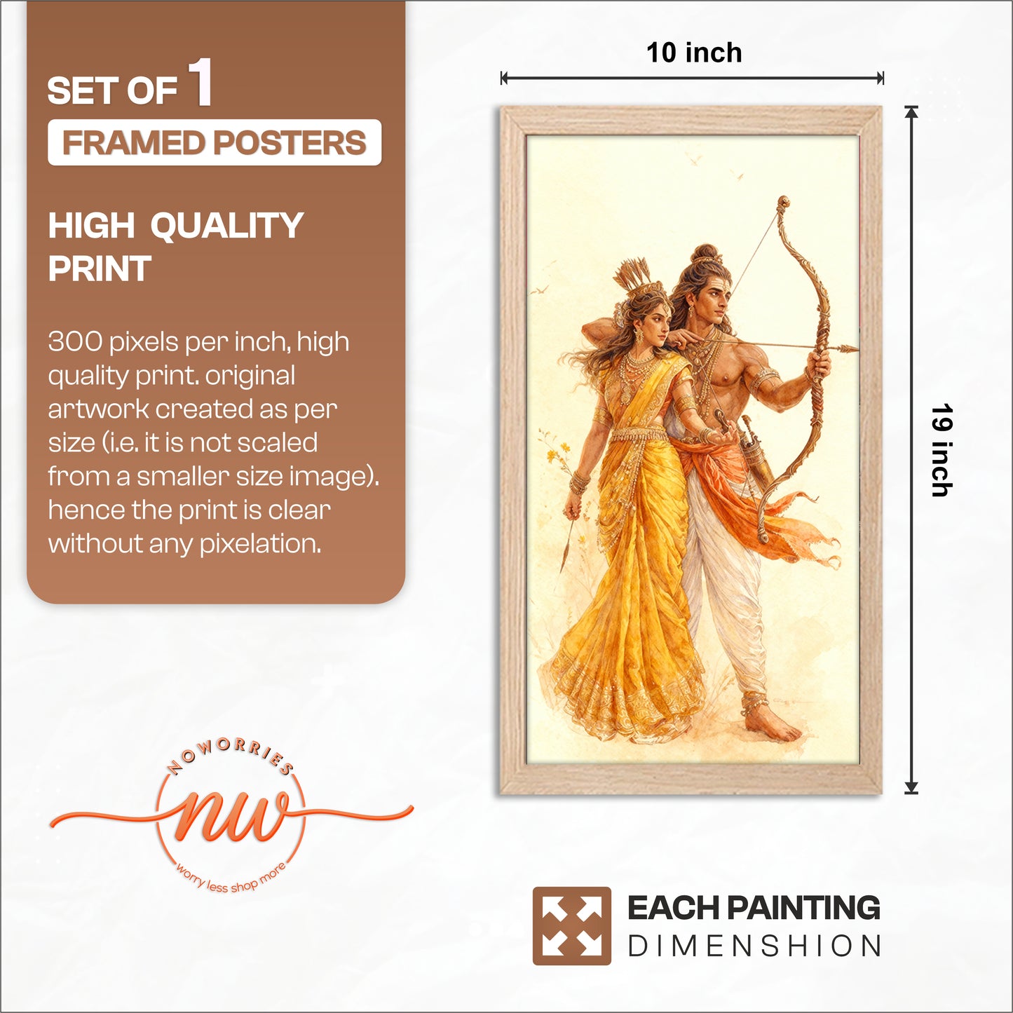 Divine Ram Sita Art