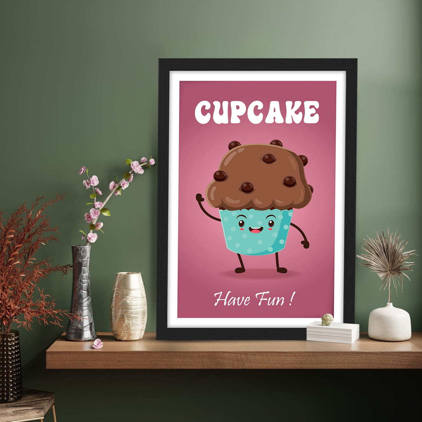 Fun Cupcake Wall Frame