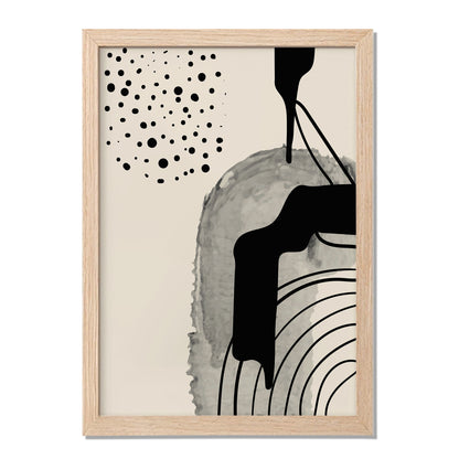 Monochrome Flow Poster