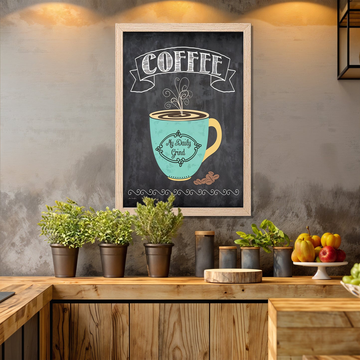 Daily Grind Wall Frame