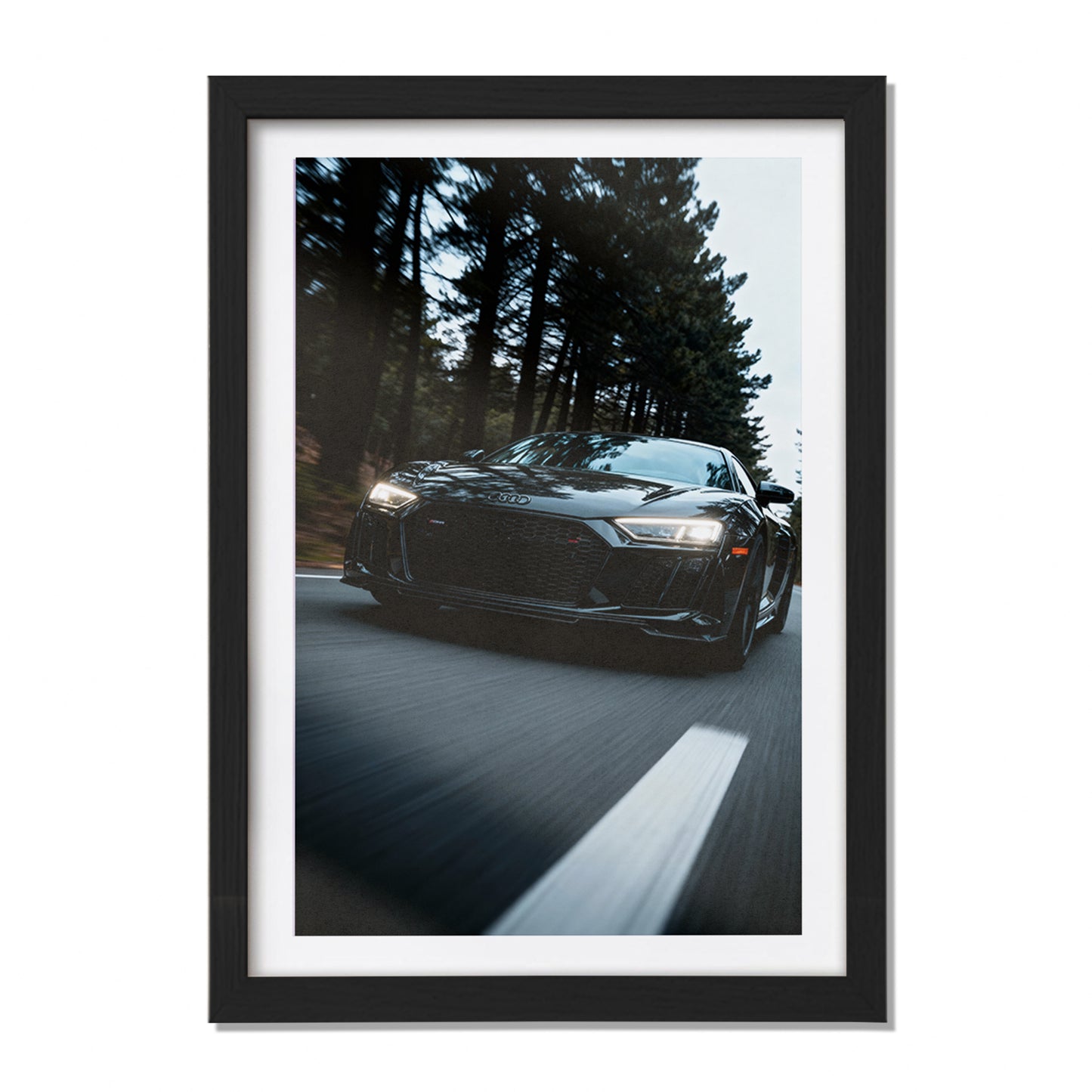 Audi R8 Road Rush Wall Frame