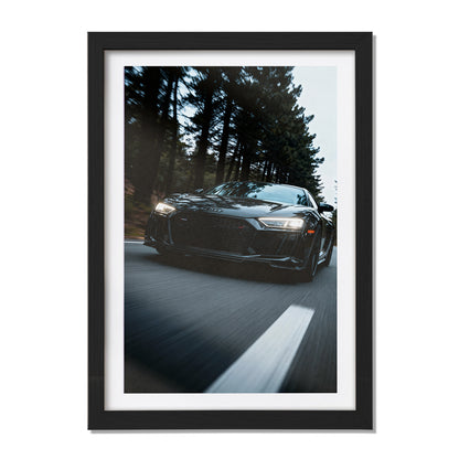 Audi R8 Road Rush Wall Frame