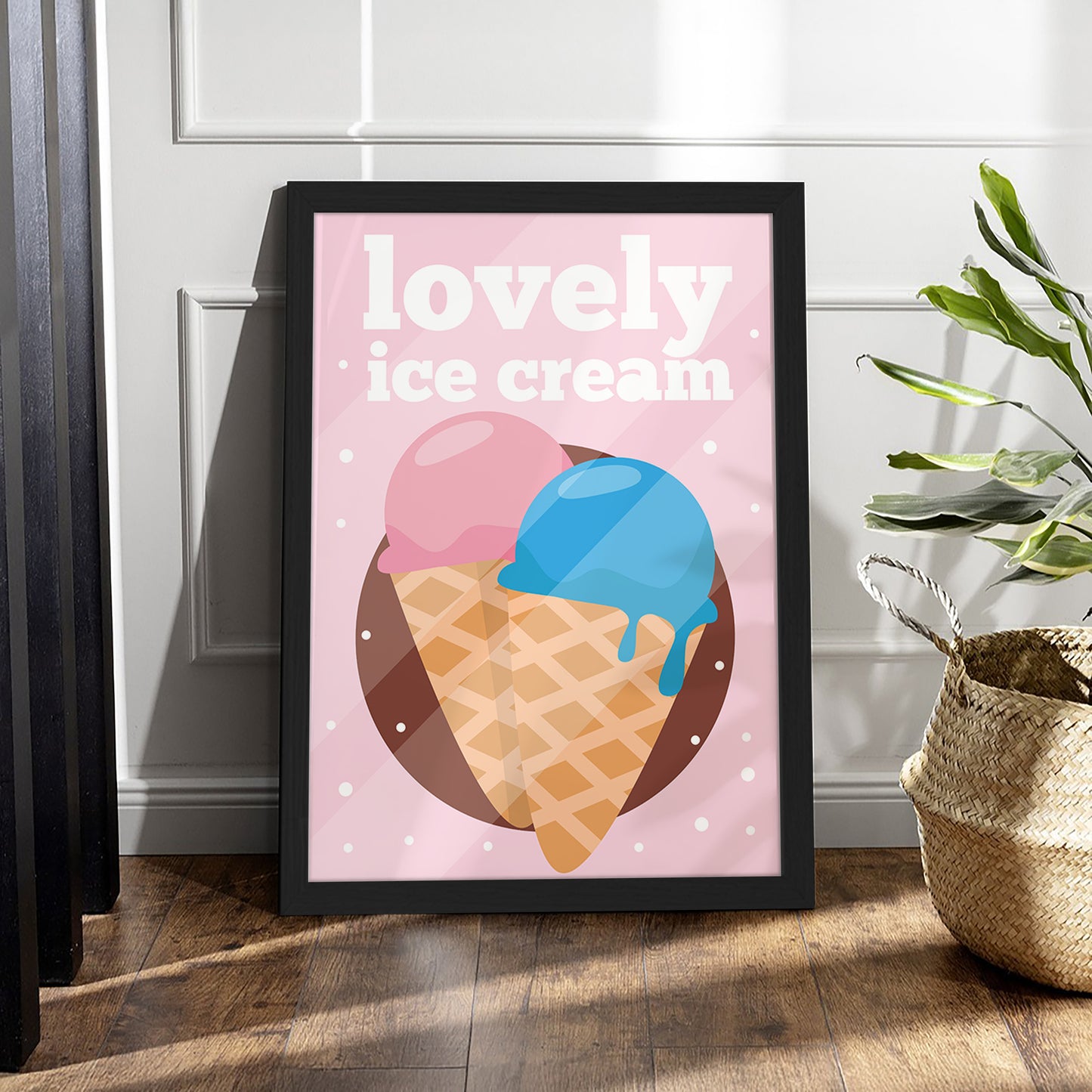 Ice Cream Bliss Wall Frame