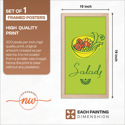 Salad Kitchen Wall Art