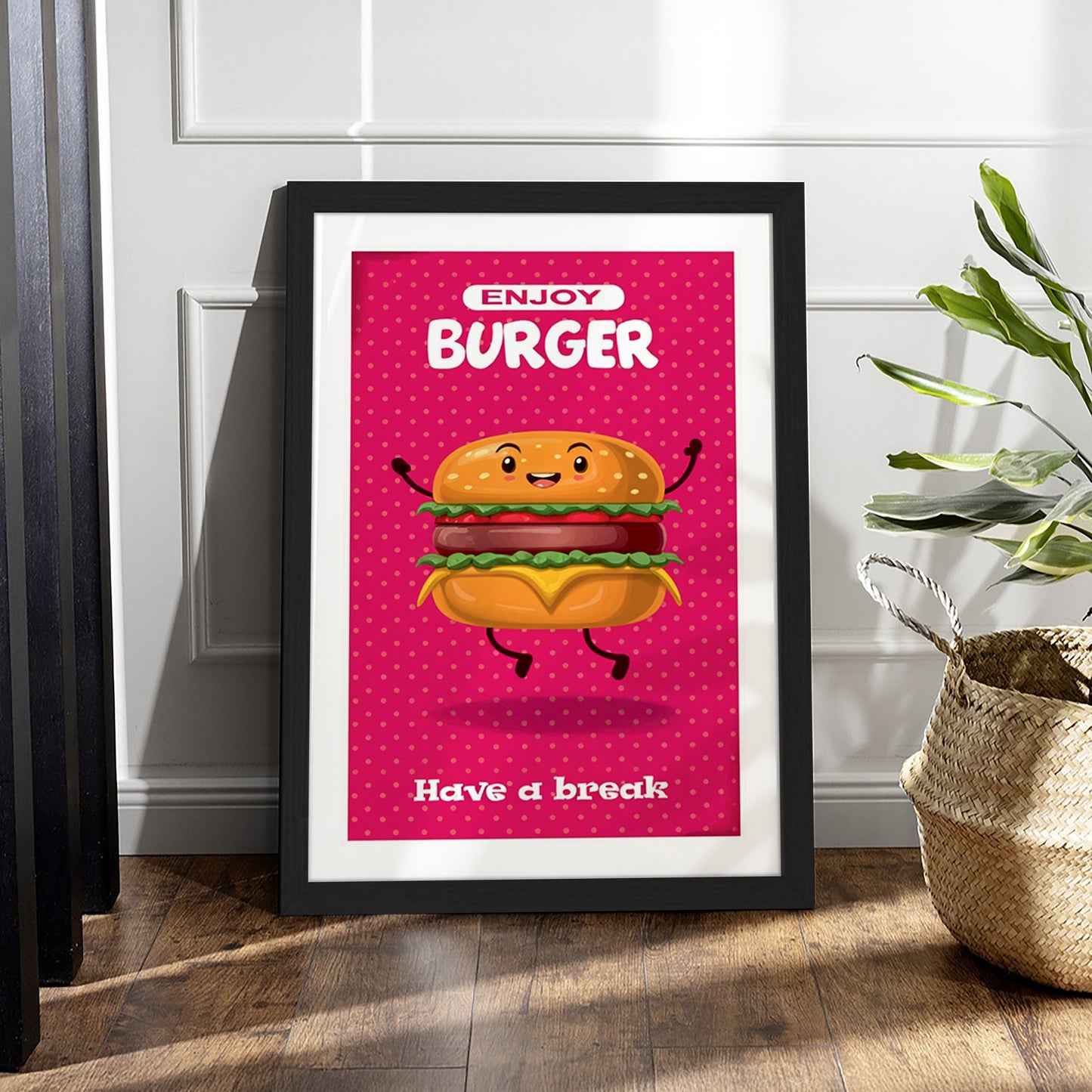 Burger Joy Wall Frame