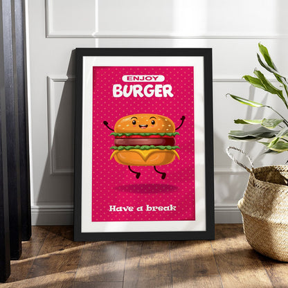 Burger Joy Wall Frame