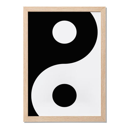 Yin Yang Minimalist Wall Art