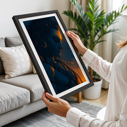 Mahadev Portrait Wall Frame
