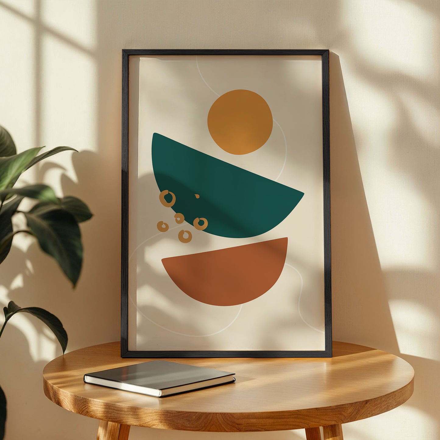 Abstract Balance Shapes Print