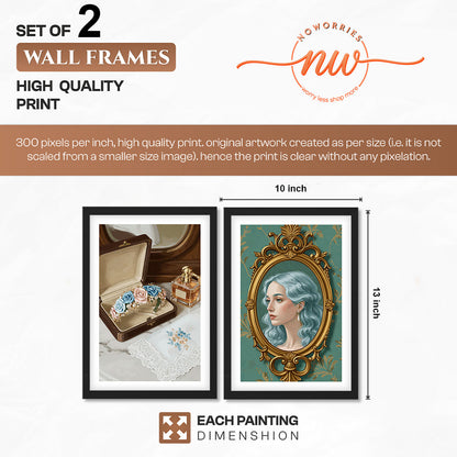 Vintage Elegance Wall Art Set