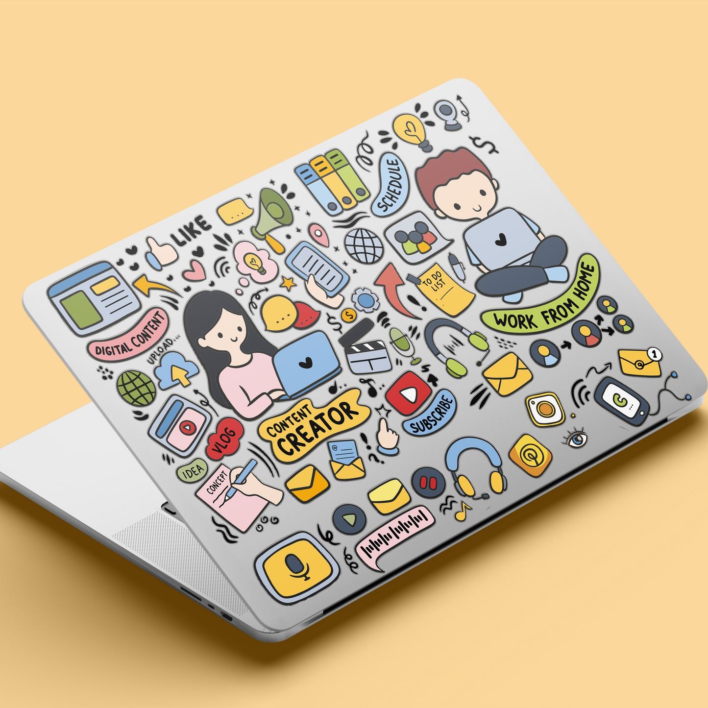 Cute Love & Shopping Sticker Pack