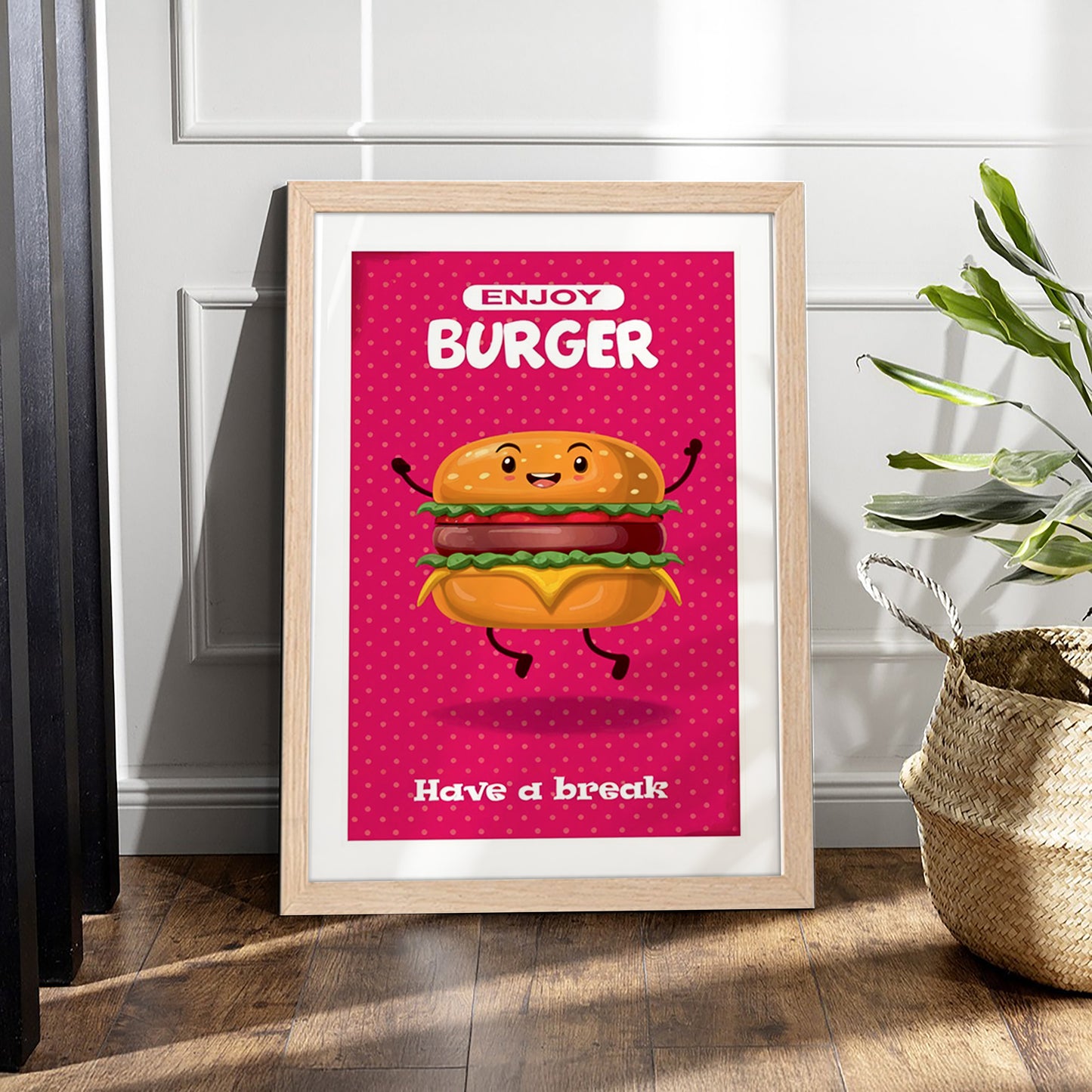 Burger Joy Wall Frame